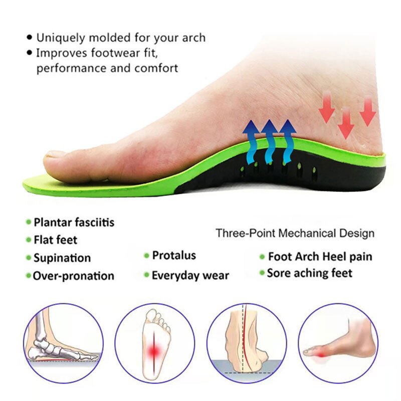 X/O Type Leg Correction Flat Foot Arch Support Spo..